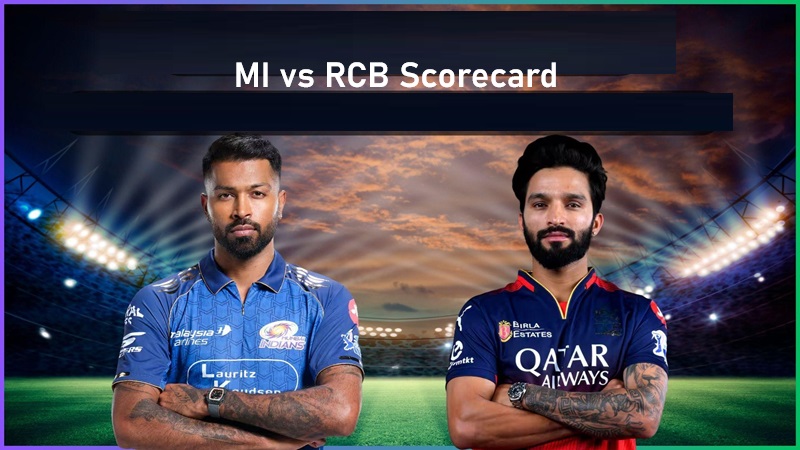 MI vs RCB Scorecard – Full Match Summary, Highlights & Stats